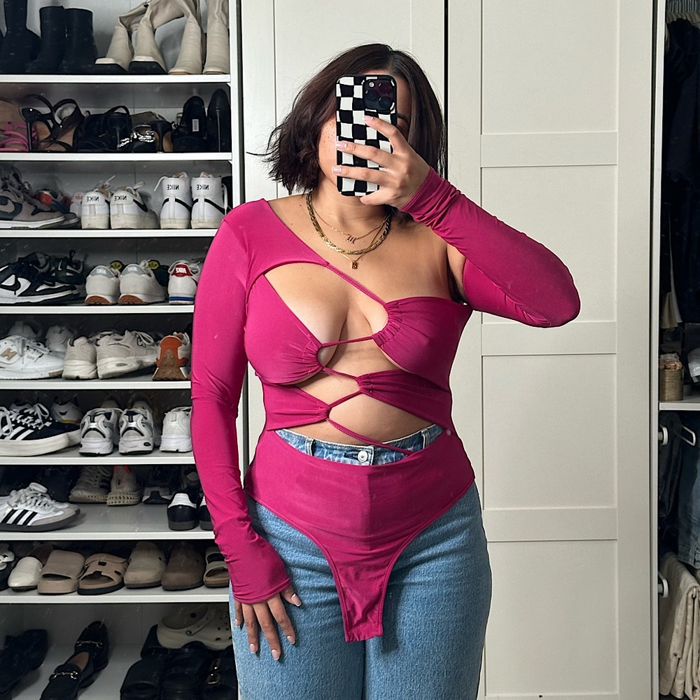 Boohoo Cut out Bodysuit